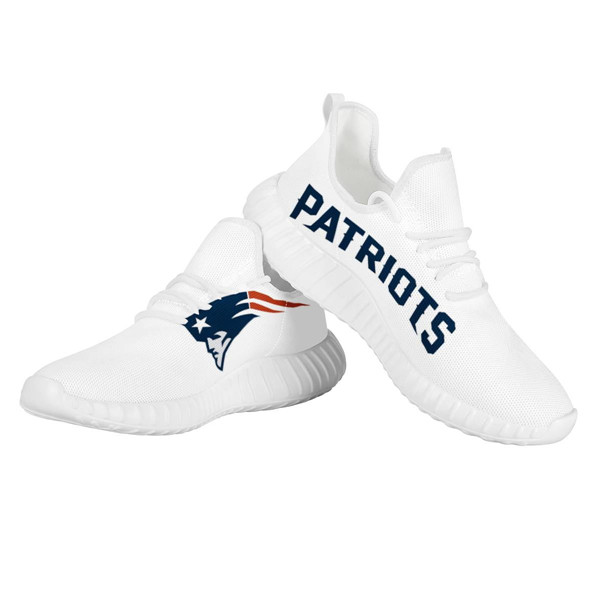 Women's New England Patriots Mesh Knit Sneakers/Shoes 014